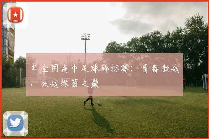 年全国高中足球锦标赛:青春激战,决战绿茵之巅